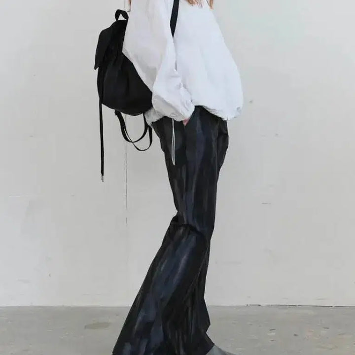[BUNJANG] Enzo Blues Ash Bootcut Wide Pants / 엔조블루스 애쉬 부츠컷 와이드 팬츠
