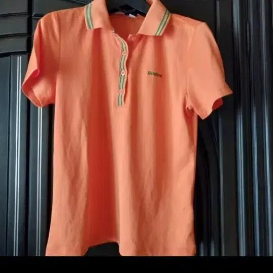 [BUNJANG] Reebok Orange Polo Shirt / 리복 주황색 반팔 폴로티