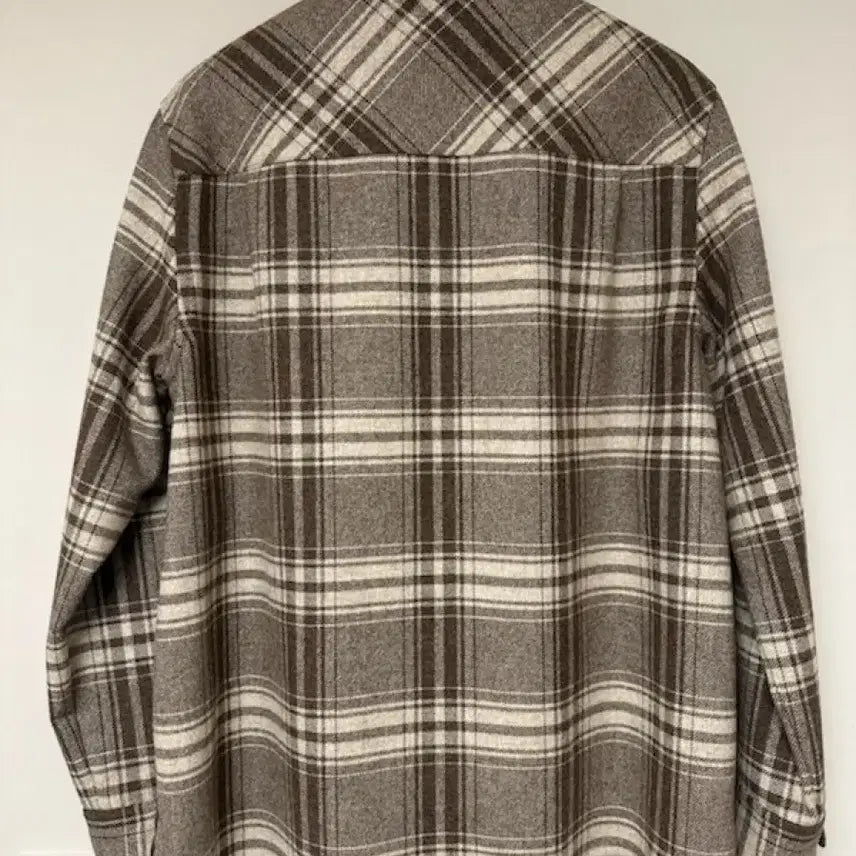 [BUNJANG] COS Check Wool Flannel Overshirt / COS 체크 울 플란넬 오버셔츠