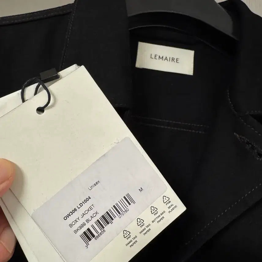 [BUNJANG] Lemaire Oversized Jacket Black M / 르메르 박시자켓 블랙 M