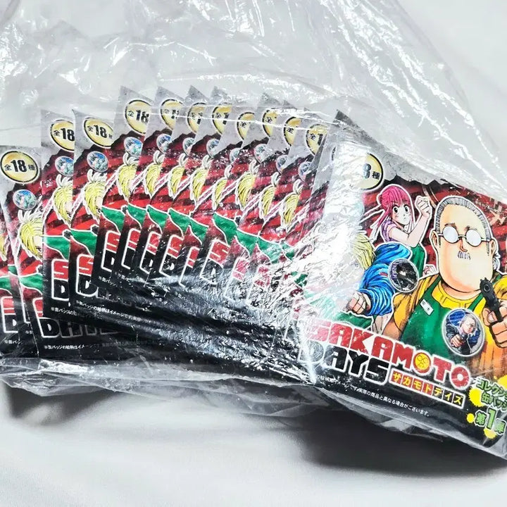 [BUNJANG] Sakamoto Days Collection Can Badge Set 1 (18 Types, Sealed) / (미개봉) 사카모토데이즈 사카데이 컬렉션 콜렉션 캔뱃지 1탄 18종 일괄