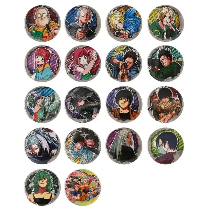 [BUNJANG] Sakamoto Days Collection Can Badge Set 1 (18 Types, Sealed) / (미개봉) 사카모토데이즈 사카데이 컬렉션 콜렉션 캔뱃지 1탄 18종 일괄