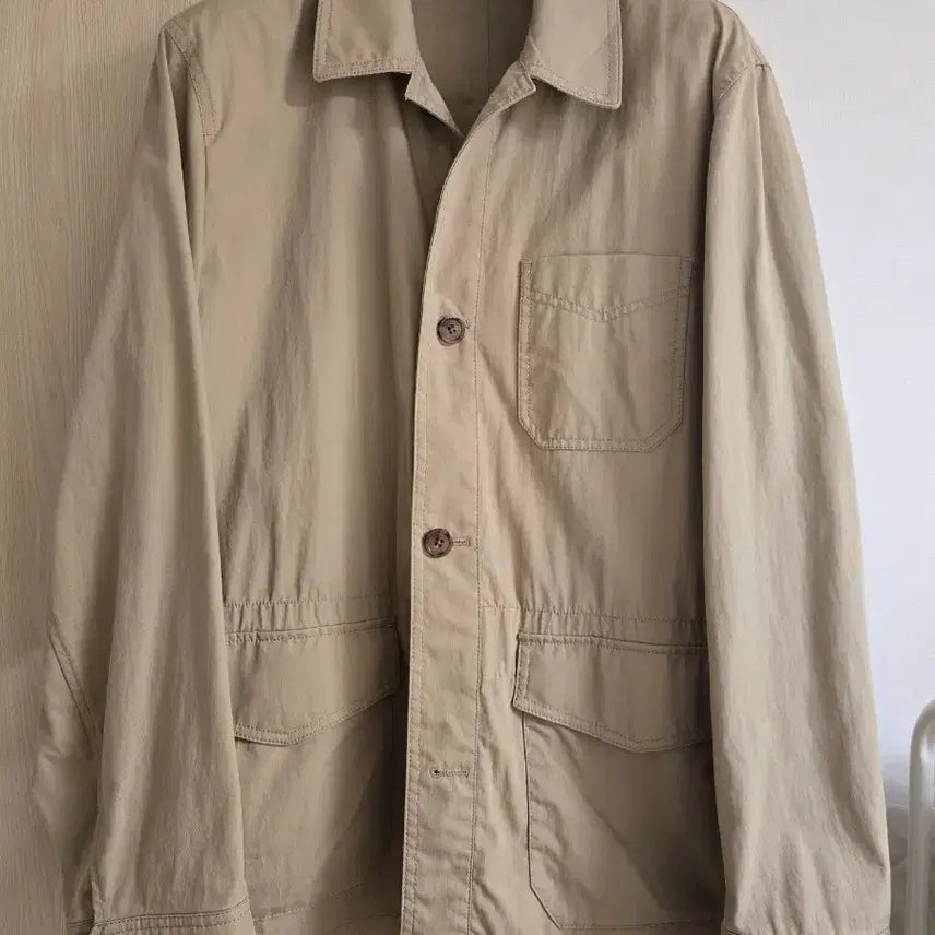 [BUNJANG] Anol Cambridge Members Beige Chore Jacket / Anol 캠브리지멤버스 베이지 초어 자켓 105