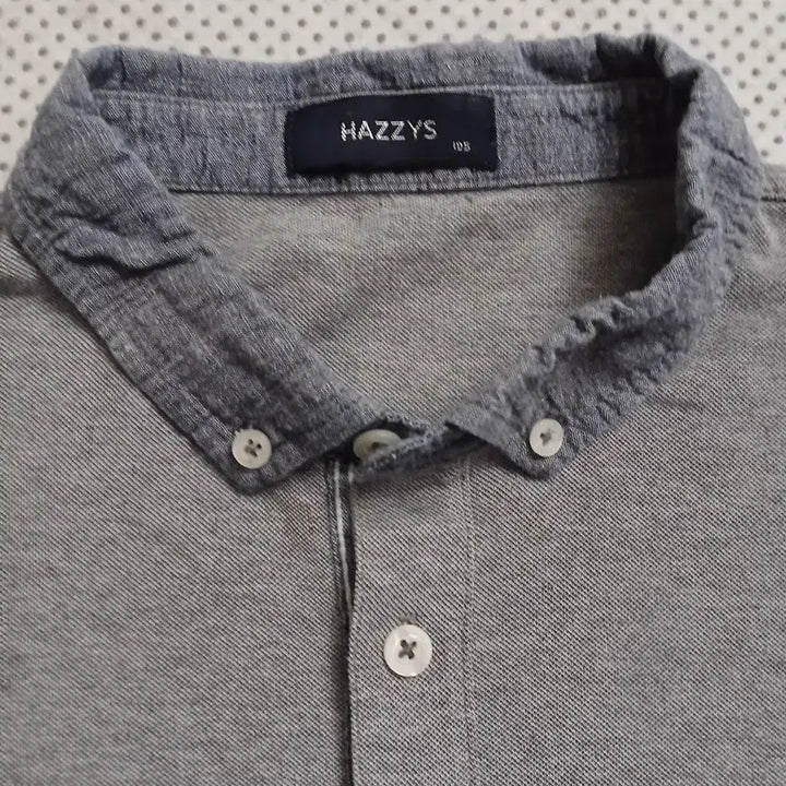[BUNJANG] Hazzys Pocket Short-Sleeve Polo Shirt Grey / 헤지스 포켓 반팔 카라티 그레이