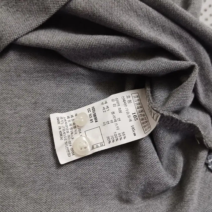 [BUNJANG] Hazzys Pocket Short-Sleeve Polo Shirt Grey / 헤지스 포켓 반팔 카라티 그레이