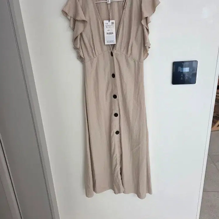 [BUNJANG] ZARA Linen Long Dress / 새상품 자라 린넨 롱원피스