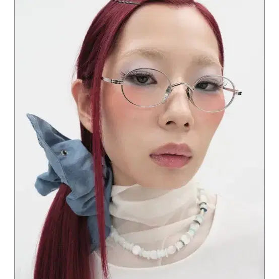 [BUNJANG] Type Service Square Scrunchie / 타입서비스 사각 스크런치 (새상품)