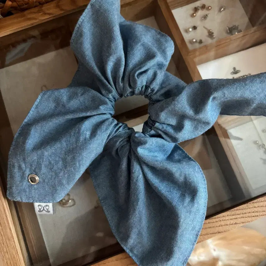 [BUNJANG] Type Service Square Scrunchie / 타입서비스 사각 스크런치 (새상품)