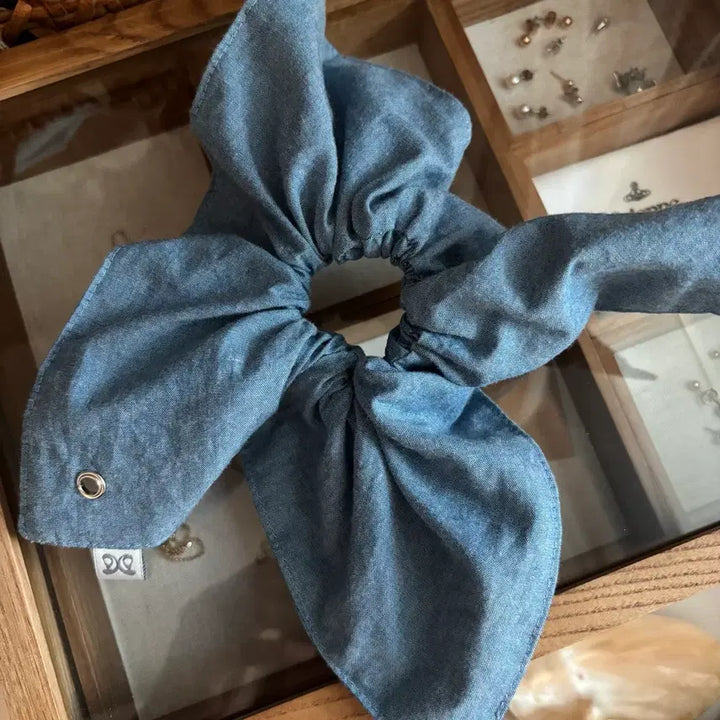 [BUNJANG] Type Service Square Scrunchie / 타입서비스 사각 스크런치 (새상품)