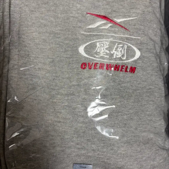 [BUNJANG] Ado Reebok Collaboration Hoodie Gray / 압도 리복 콜라보 후드집업