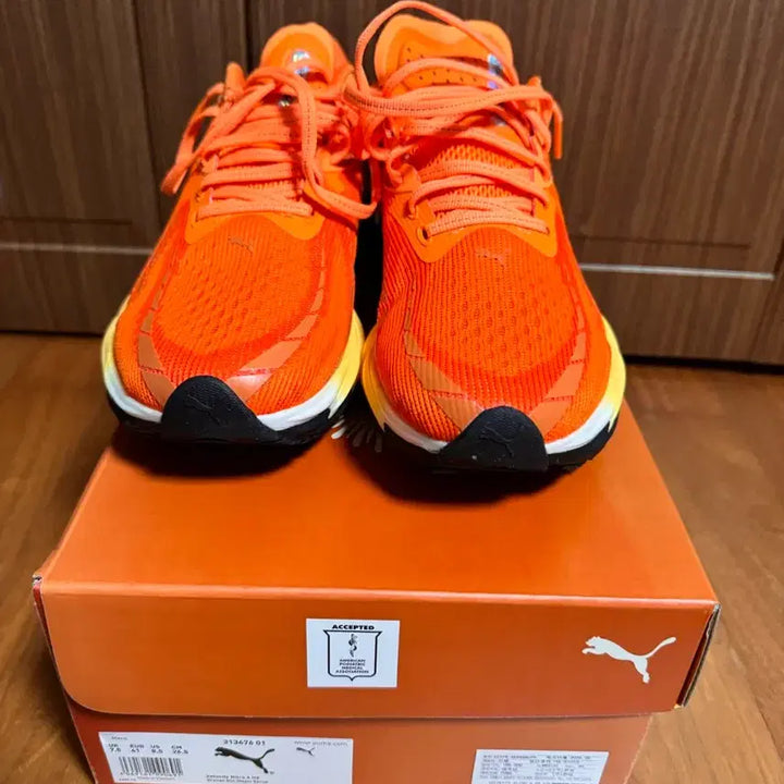 [BUNJANG] PUMA Velocity Nitro 4 Hello Sunrise Running Shoes / PUMA 푸마 벨로시티 나이트로 4 헬로선라이즈