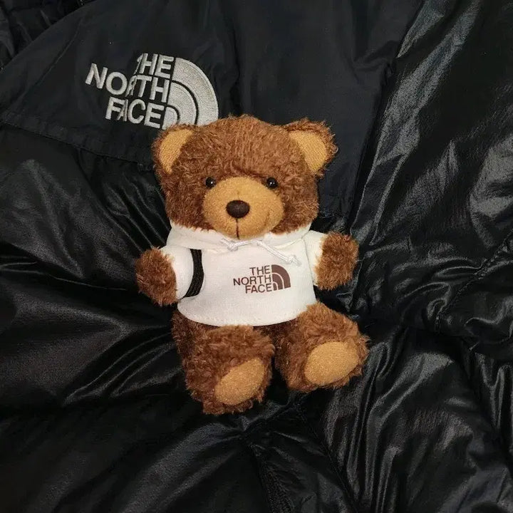 [BUNJANG] The North Face Bear Hoodie Keychain / 노스페이스 귀여운 곰돌이 키링