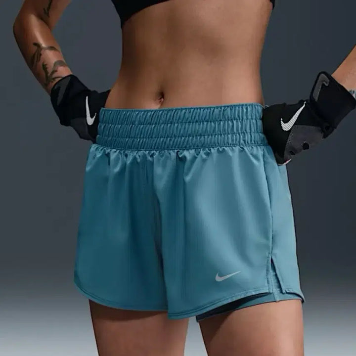 [BUNJANG] Nike Dri-FIT One 3-Inch Two-in-One Shorts Smoky Blue (S) / 새상품) 나이키 드라이 핏 원 3인치 투인원 쇼츠 65(S) 스모키블루