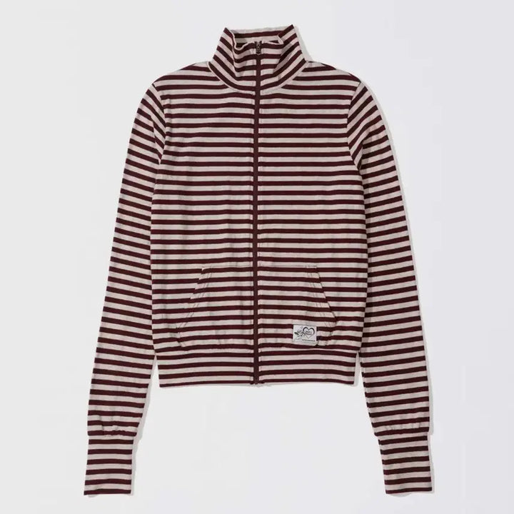 [BUNJANG] Sculptor Striped Jersey Zip-up 55 / 스컬프터(sculptor) 스트라이프 저지집업 55 새상품
