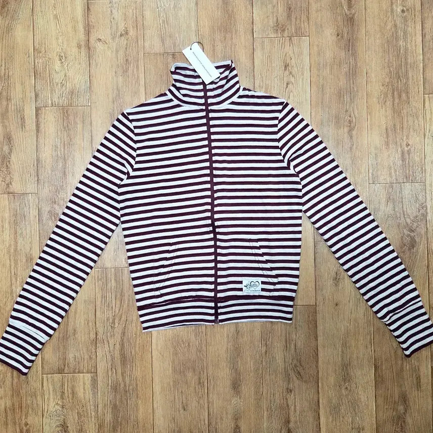 [BUNJANG] Sculptor Striped Jersey Zip-up 55 / 스컬프터(sculptor) 스트라이프 저지집업 55 새상품