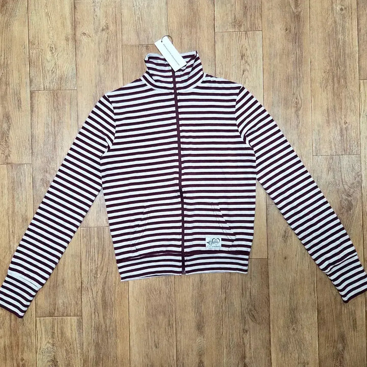 [BUNJANG] Sculptor Striped Jersey Zip-up 55 / 스컬프터(sculptor) 스트라이프 저지집업 55 새상품