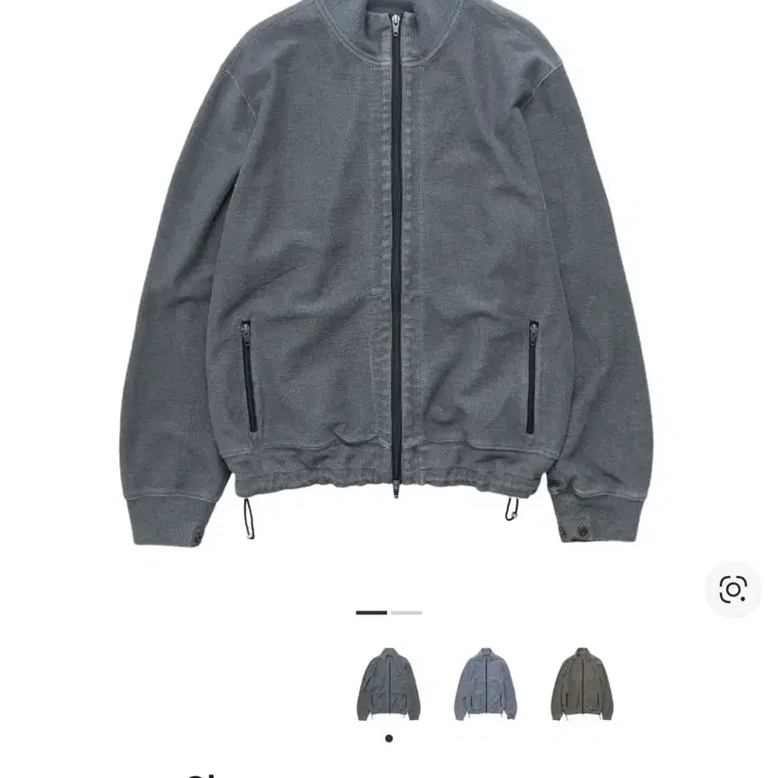 [BUNJANG] Polytelu Loose Fit Zip-Up Jacket Gray / [3] 폴리테루 루즈드 집업 자켓 그레이
