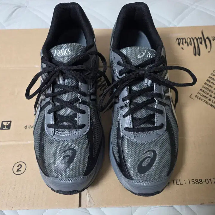 [BUNJANG] Asics Jog 100 S Steel Grey 2E Wide Sneakers / (270) 아식스 조그 100 S 스틸 그레이  2E 와이드