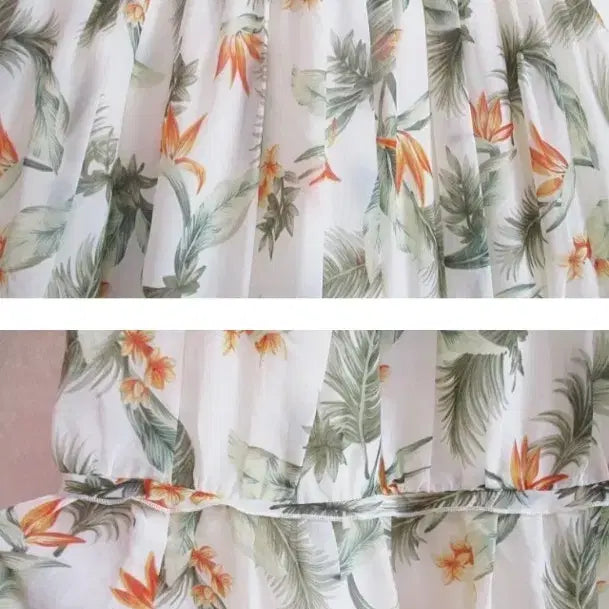 [BUNJANG] Tropical Skirt Ivory / 아이보리 " 트로피칼 " 스커트