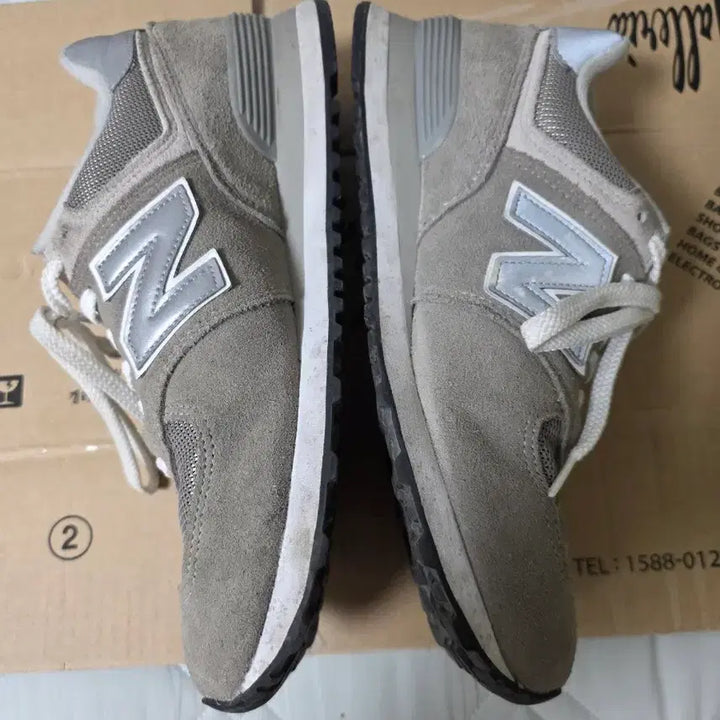 [BUNJANG] New Balance 574 Gray D Standard Sneakers / (285) 뉴발란스 574 그레이 D스탠다드