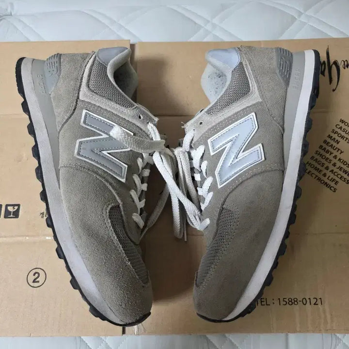 [BUNJANG] New Balance 574 Gray D Standard Sneakers / (285) 뉴발란스 574 그레이 D스탠다드