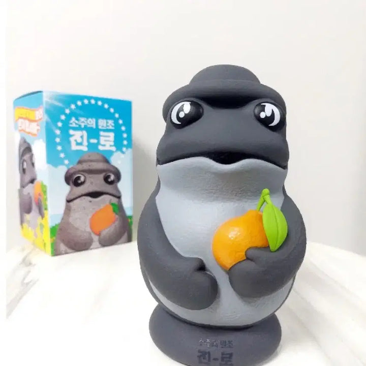 [BUNJANG] Jinro Jeju Island Stone Statue Figure / 진로 돌하르방 두꺼비 피규어 미개봉 새상품
