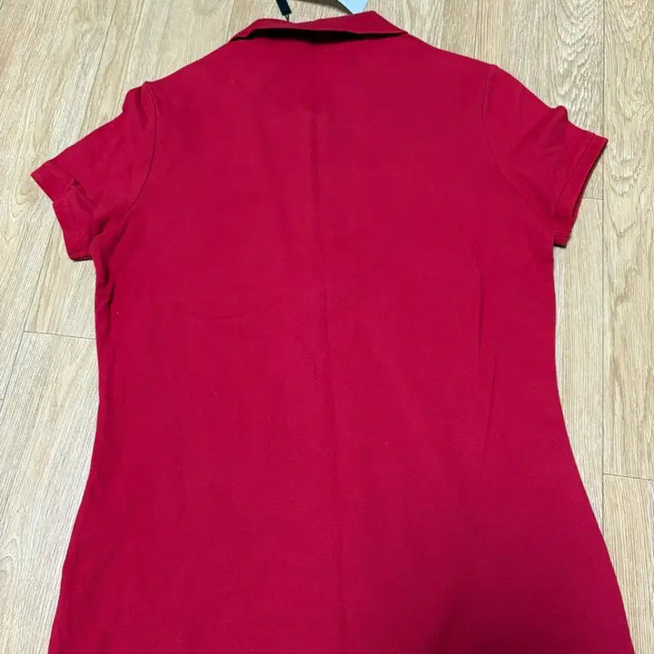 [SOLD OUT] 새상품) 라코스테 레드 카라 반팔 티셔츠 38 (55~55반)