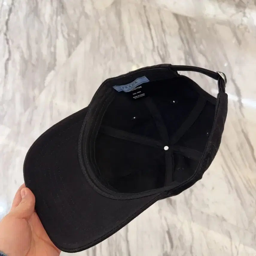 [BUNJANG] Prada Classic Black Cap / 프라다모자 클래식한