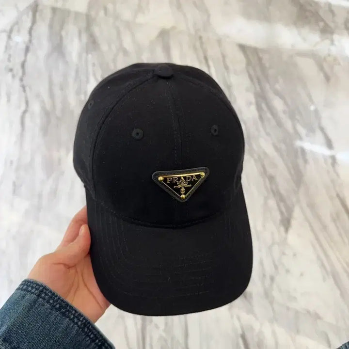 [BUNJANG] Prada Classic Black Cap / 프라다모자 클래식한