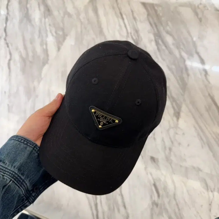 [BUNJANG] Prada Classic Black Cap / 프라다모자 클래식한