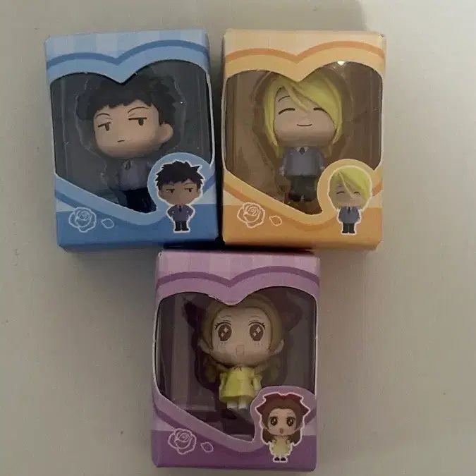[BUNJANG] Ouran High School Host Club Figure Bundle Set / 오란고교 쌀알 피규어 모리+네코자와+렌게
