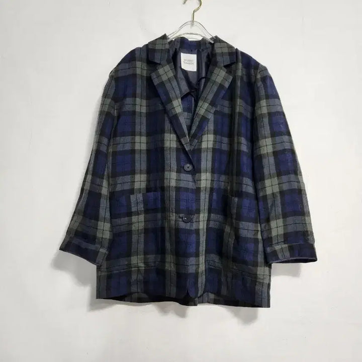 [BUNJANG] Studio Tomboy Linen Checkered Oversized Jacket / 스튜디오톰보이2021린넨100% 체크  박시자켓66