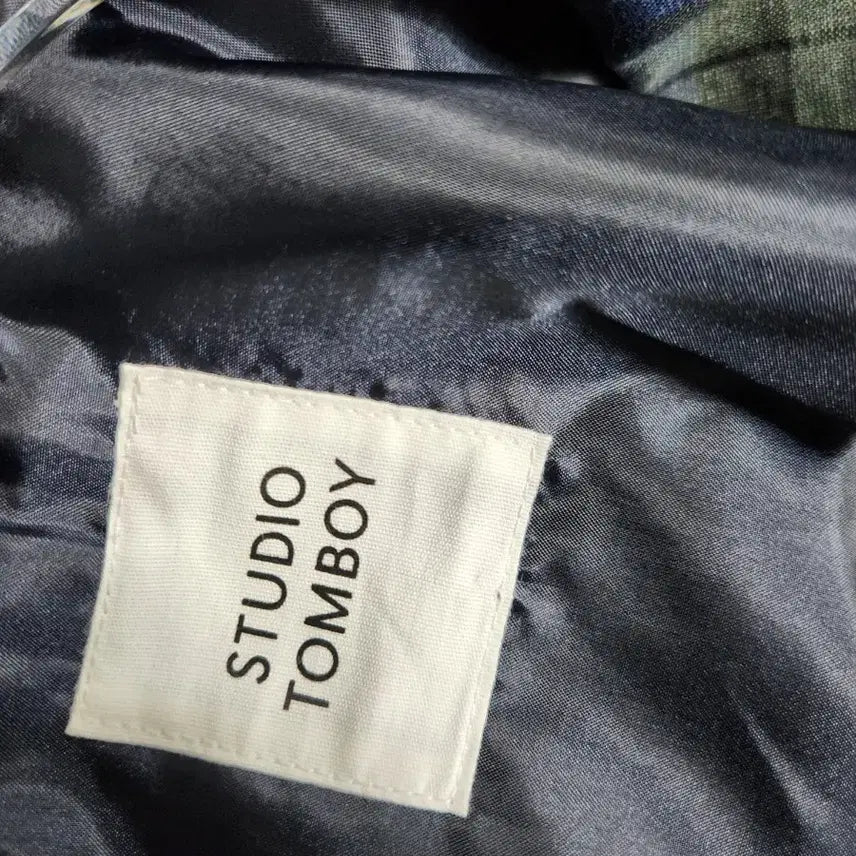 [BUNJANG] Studio Tomboy Linen Checkered Oversized Jacket / 스튜디오톰보이2021린넨100% 체크  박시자켓66