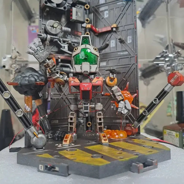 [BUNJANG] Bandai Gundam Display Base Full Custom Painted / 반다이 프라모델 건담 디스플레이 베이스 플도색작 팝니다