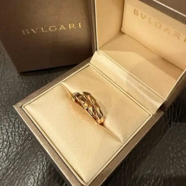 [BUNJANG] Bulgari Serpenti Viper Ring - Pink Gold (M Size) / 불가리 세르펜티 바이퍼 링 L사이즈