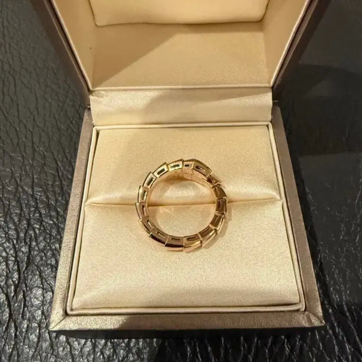 [BUNJANG] Bulgari Serpenti Viper Ring - Pink Gold (M Size) / 불가리 세르펜티 바이퍼 링 L사이즈