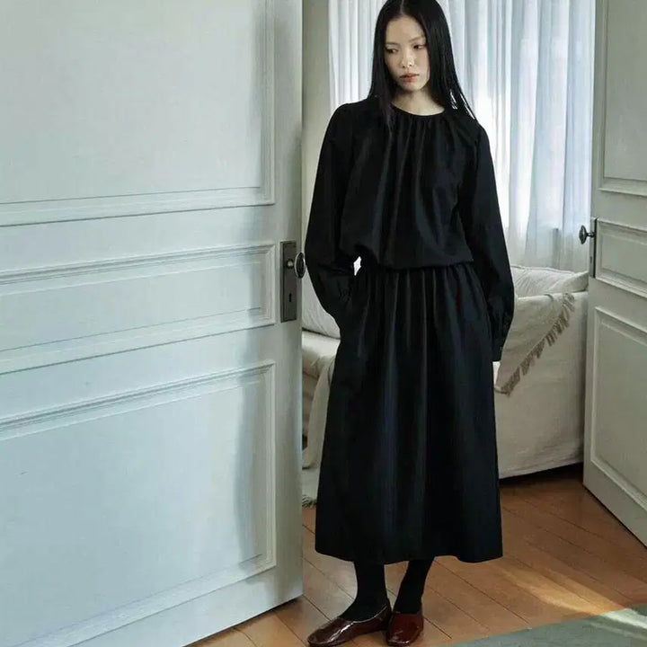 [BUNJANG] MAIS Shirred Banding Dress / 마이스(MAIS) 루즈핏 밴딩 셔링원피스 프리사이즈 새상품