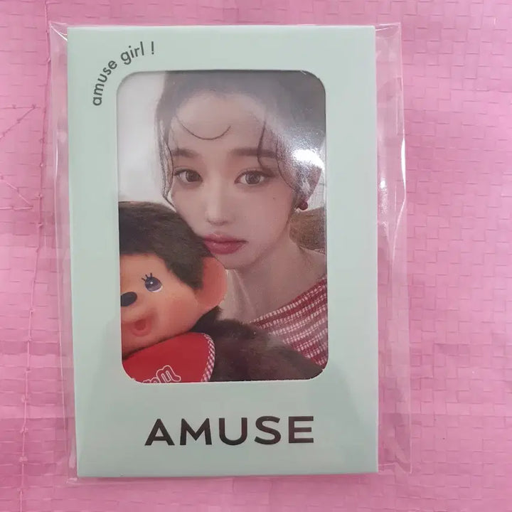 [BUNJANG] AMUSE Wonyoung Monchouchou Photocard Sealed / 어뮤즈 몬치치 장원영 포카 미개봉 새상품