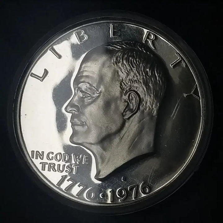 [BUNJANG] Eisenhower 200th Anniversary Proof Silver Dollar Coin (Uncirculated) / [은화][미사용] 독립 200주년 기념 아이젠하워  프루프 은화 w300