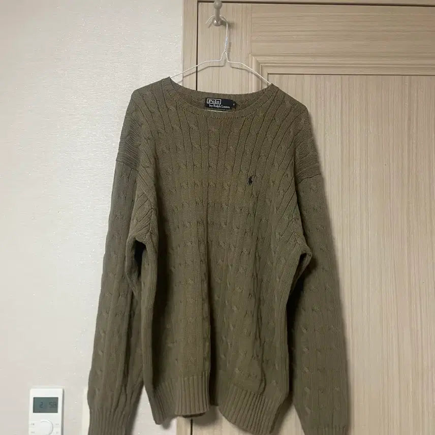 [BUNJANG] Polo Cable Knit Sweater / [새상품/정품] 폴로 꽈배기 니트