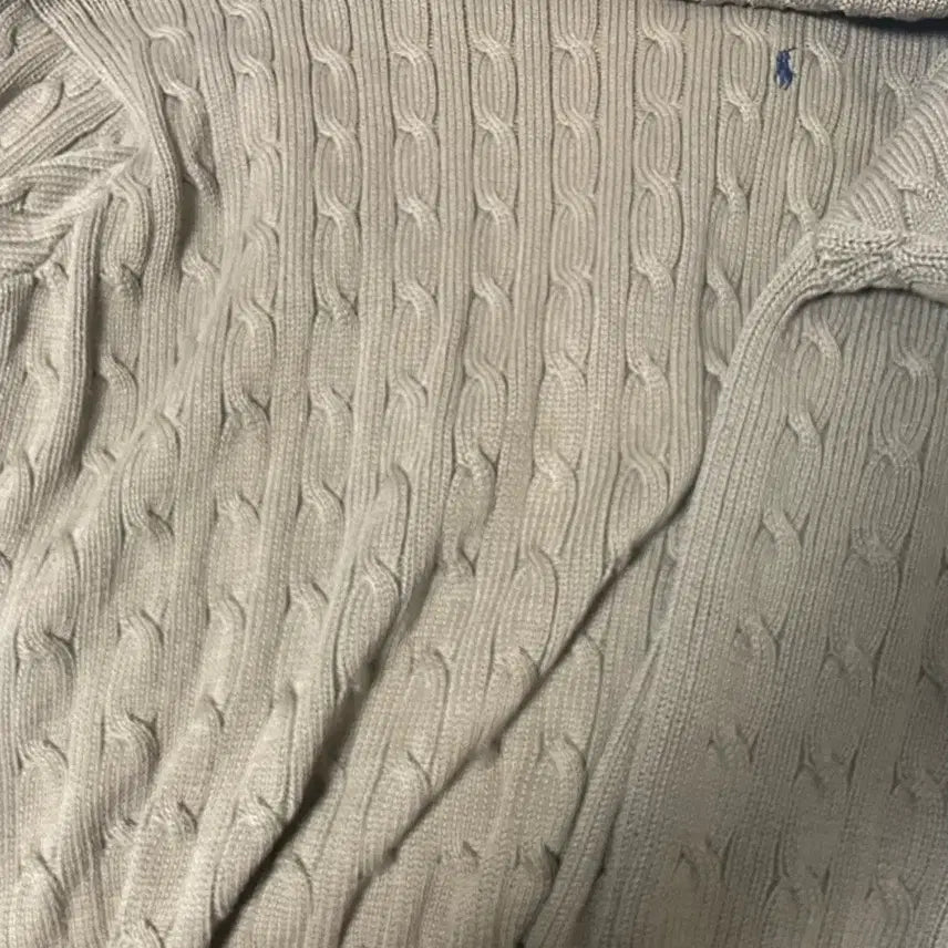 [BUNJANG] Polo Cable Knit Sweater / [새상품/정품] 폴로 꽈배기 니트
