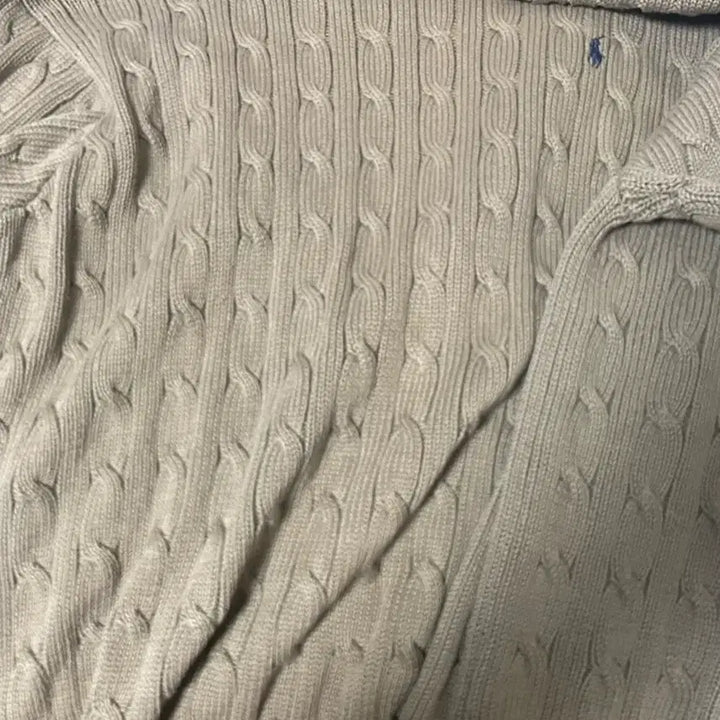 [BUNJANG] Polo Cable Knit Sweater / [새상품/정품] 폴로 꽈배기 니트