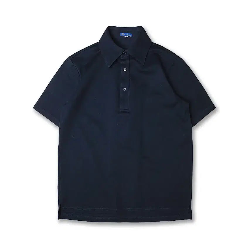 [BUNJANG] Ring Jacket Classic Half-Sleeve PK T-Shirt Navy / 링자켓 [Ring Jacket RJ] 클래식 반팔 PK 티셔츠 네이비