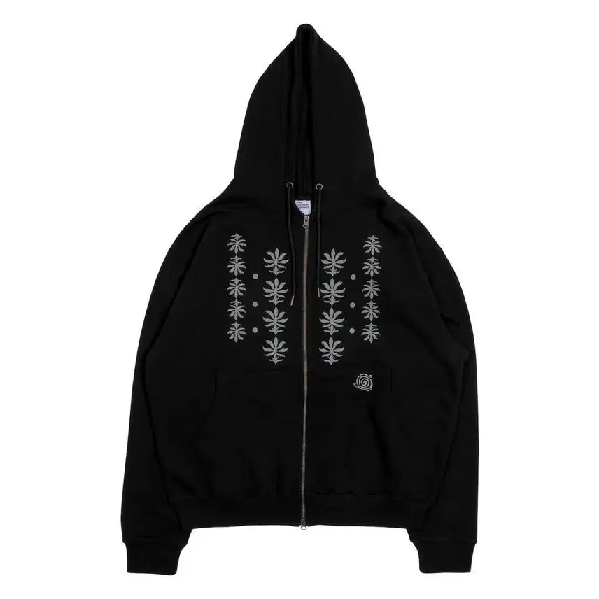 [SOLD OUT] 더콜디스트모먼트 TCM ethnic hooded zip-up 블랙