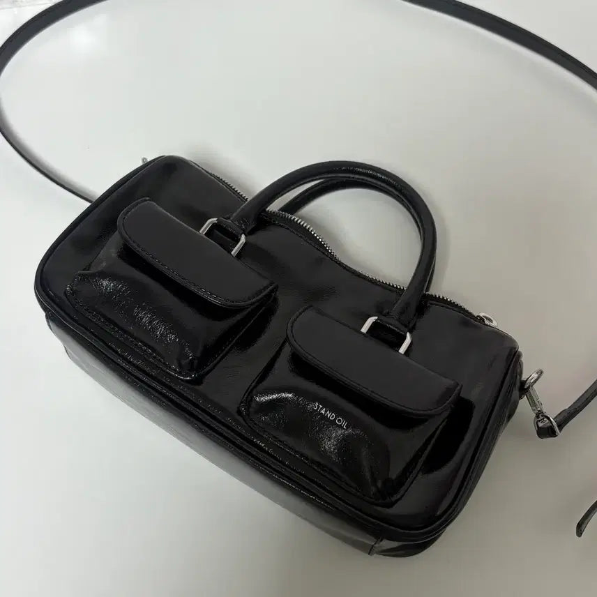 [BUNJANG] Standoil Chubi Half Bag Black / 스탠드오일 가방 츄비 하프백 블랙