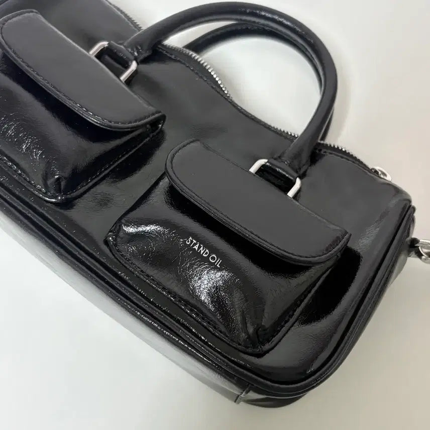 [BUNJANG] Standoil Chubi Half Bag Black / 스탠드오일 가방 츄비 하프백 블랙
