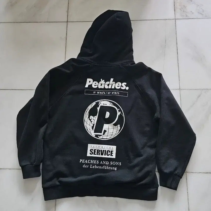 [BUNJANG] Peaches. One Universe Hoodie Black / 피치스(Peaches.) 원유니버스 후드티 블랙피치스(Peache