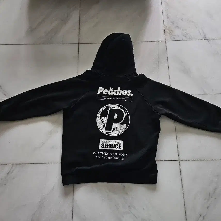 [BUNJANG] Peaches. One Universe Hoodie Black / 피치스(Peaches.) 원유니버스 후드티 블랙피치스(Peache