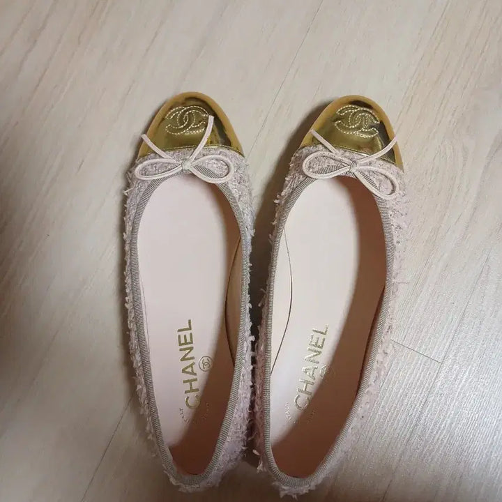[SOLD OUT] 샤넬 트위드 발레리나 플랫슈즈