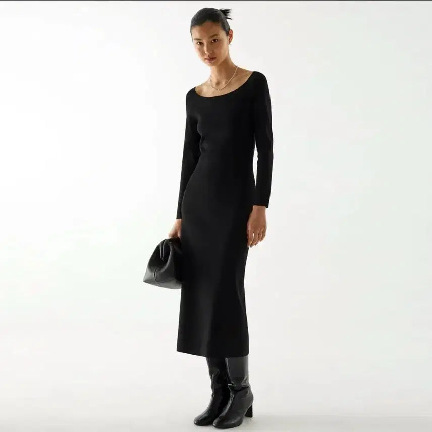 [BUNJANG] COS Knitted Off-Shoulder Dress / COS 니티드 오프숄더 원피스 55 새상품